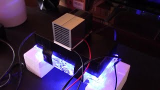 12V Peltier quotPersonal Spacequot Air Cooler DIY Peltier Air Cooler 65a can be solarbattery powered [upl. by Arahset]