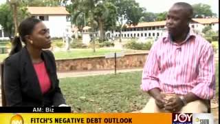 FITCHS NEGATIVE DEBT OUTLOOK  AM BIZ ON JOYNEWS 2414 [upl. by Samid490]