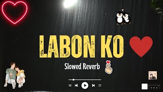 Labon Ko  KK  Slowed Reverb  Bhool Bhulaiyaa  Lofi  HD [upl. by Husein]