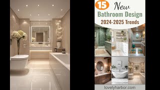 15 New Bathroom Design Trends for 2024 and 2025 [upl. by Hpseoj]