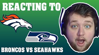 Broncos vs Seahawks Week 1 Highlights Reaction [upl. by Suravat]