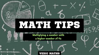 Vedic Maths  Multiplying a number with a higher number of 9s  Anns Learning Hub [upl. by Berty]