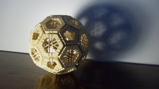 Geodesic sphere puzzle truncated icosahedron [upl. by Miko415]