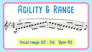 Advanced Agility and Range Vocal Exercises in Harmonic Minor  Grade 8 Ameb Ex 3 [upl. by Cornelius]