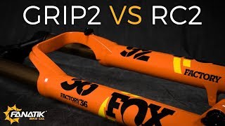 GRIP2 VS RC2 Fox 36 Damper Comparison  Review [upl. by Philana716]