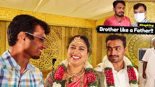 BROTHER SISTER PAASAM💛 EMOTIONAL WEDDING DAY [upl. by Sharity]