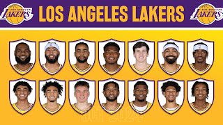 Los Angeles LAKERS New Roster 202425 Player Lineup Profile Update Oct 2024 [upl. by Aigroeg933]