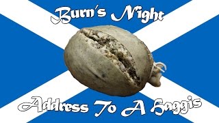 Address To A Haggis  Burns Night 2017 [upl. by Abeu]