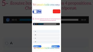série 154 de compréhension orale TCF Canada facile avec ema [upl. by Sandberg]