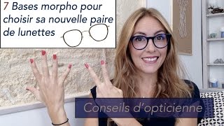 Comment choisir la bonne paire de lunettes Conseils dopticienne [upl. by Notniw]