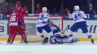 Лучшие сэйвы сентября2015 в КХЛ  KHL Top 10 Saves for September15 [upl. by Ainitsirhc57]