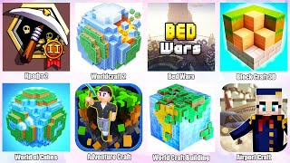 Block Craft 3DBed WarsWorldcraft 2World of CubesAdventure CraftWorld Craft BuildingAirport Cra [upl. by Adlig]