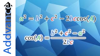 Cosine Rule  GCSE Maths  Addvance Maths 😊➕ [upl. by Ted]