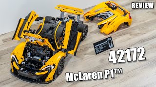 LEGO 42172 Review  LEGO Technic McLaren P1  42172 Showcase  LEGO 2024 Supercar 18 [upl. by Ruscher]