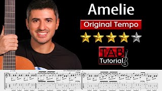 Amelie quotComptine dun autre étéquot by Yann Tiersen  original Tempo  Sheet amp Tab [upl. by Barnett222]