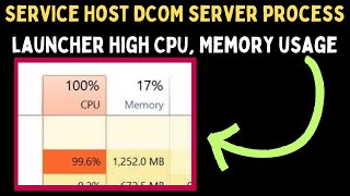 How to Fix Service Host DCOM Server Process Launcher High CPU Memory Usage on Windows 11 [upl. by Engelhart]