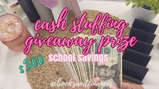 Cash Stuffing Giveaway Prize  200  Back to School  August 2024 [upl. by Gosney892]