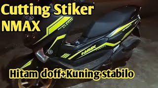 Cutting Stiker NMAX  Kuning Stabilo [upl. by Silva245]