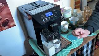 Delonghi Kaffeevollautomat Programmierung vordefinierten Kaffeegrößen Füllmenge amp Stärke einstellen [upl. by Norga51]