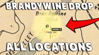 Red Dead Online Brandywine Drop Treasure Map All Locations [upl. by Oneg]