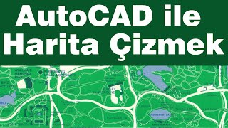 AutoCAD ile Harita Çizimi [upl. by Auhs741]