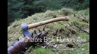 Gransfors Bruk Hunters Axe for Bushcraft  A day in the woods with an axe [upl. by Ainocal]