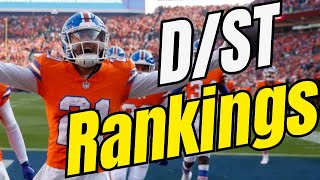 MUST USE DST Fantasy Football Rankings and Tiers  Week 15 Defense Rankings 2024 [upl. by Atnwahs127]