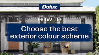 How to choose the best exterior colour scheme  Dulux [upl. by Ingmar419]