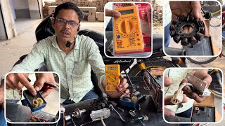 multimeter ko chalaye kasebike mechanic multimeter use kase kare￼￼￼￼￼ dekhiye [upl. by Kendyl]