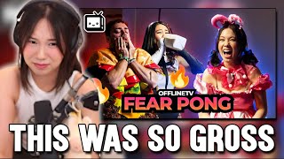 QuarterJade REACTS to OFFLINETV vs OTK FEAR PONG CHALLENGE [upl. by Nnylear]