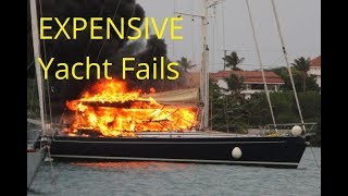 Epic YACHT FAILS 2018 Boat Crash and Fire Compilation [upl. by Selmner]