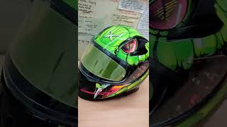 Axor Venomous Helmet 🔥 Best helmet under 5k  Axor helmets  Axor apex venomous helmet 💚 axor [upl. by Neurath338]