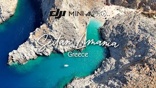 Seitan Limania Beach  Crete  Greece 2024  Drone  4K [upl. by Cohlette]