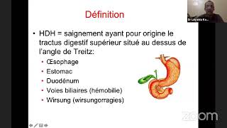 56 A Conduite à tenir devant une hémorragie digestive haute Dr LAYAIDA [upl. by Casia]