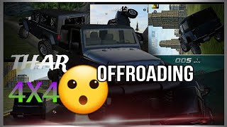 extreme car driving simulator thar  thar 4by4 offroading new thar speed fastest car thar extreme [upl. by Hoxie820]