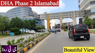 Dha Phase 2 Islamabad  Dha Phase 2 Street View  Giga Mall  GT Road  DHA Islamabad [upl. by Arline]