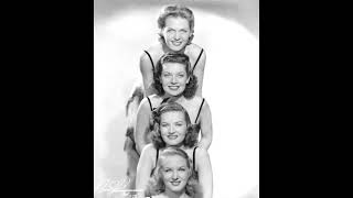 Mairzy Doats 1944  The Four King Sisters [upl. by Yenor380]