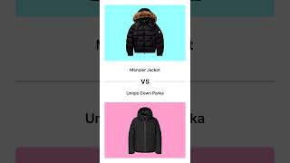 Moncler Jacket VS Uniqlo Down Parka [upl. by Song523]