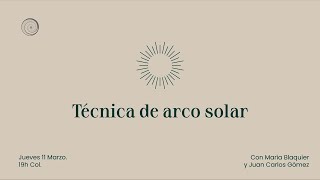 Arco Solar con María Blaquier [upl. by Mitchell]