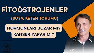 Fitoöstrojenler Soya Keten tohumu hormonlar bozar mı Meme prostat kanseri yapar mı [upl. by Boggers]