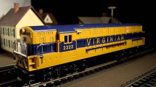 Williams Virginian FM Trainmaster Basic Operation [upl. by Shivers106]