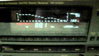 Technics SA GX500 Receiver vid aMOV [upl. by Grannie264]