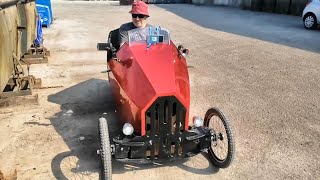 Road Trip To Weigh The Mott Wooden Pedal Car [upl. by Jonette]