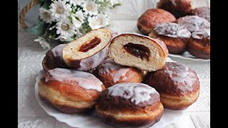 NAJLEPSZE DOMOWE PĄCZKI pączki cake donuts [upl. by Nwahsirhc]