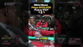 Mikki Mase plays 132000 Poker Pot‼️🃏👀 gambling poker mikkimase [upl. by Zampino]