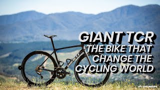 GIANT TCR  The Bicycle That Changed The Road Bike World  BICYCLE BRAND HISTORY 02 [upl. by Aicittel755]