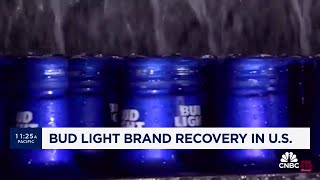 Bud Light brand slowly recovering in US [upl. by Sirrah115]