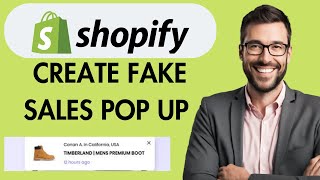 HOW TO CREATE FAKE SALES POP UP ON SHOPIFY [upl. by Berga]