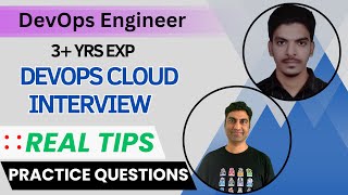 3 Years Experienced DevOps and Cloud Engineer Interview Questions for Practice devopsinterview [upl. by Amadus]