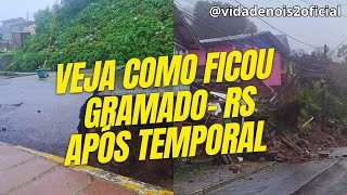 VEJA COMO ESTA GRAMADO E CANELA  RS  TEMPORAL  DESASTRE NO RIO GRANDE DO SUL gramado canela [upl. by Ahsuas]